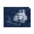 Picture of Tractor Navy II  _GroupedProduct_Rectangle_Landscape_Mini_ _GroupedProduct_Rectangle_Landscape_Unframed_Print_Only_