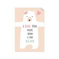 Picture of More than I can Bear Pink  _GroupedProduct_Rectangle_Portrait_Mini_ _GroupedProduct_Rectangle_Portrait_Unframed_Print_Only_