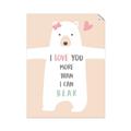 Picture of More than I can Bear Pink  _GroupedProduct_Rectangle_Portrait_Mini_ _GroupedProduct_Rectangle_Portrait_Unframed_Print_Only_