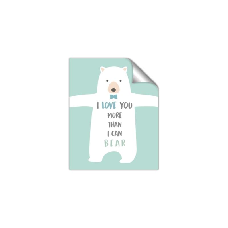 Picture of More than I can Bear Blue _GroupedProduct_Rectangle_Portrait_Mini_ _GroupedProduct_Rectangle_Portrait_Unframed_Print_Only_