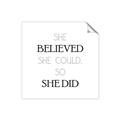 Picture of She Believed _GroupedProduct_Square_Mini_ _GroupedProduct_Square_Unframed_Print_Only_