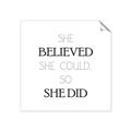 Picture of She Believed _GroupedProduct_Square_Mini_ _GroupedProduct_Square_Unframed_Print_Only_