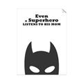 Picture of Superhero Listens II _GroupedProduct_Rectangle_Portrait_Mini_ _GroupedProduct_Rectangle_Portrait_Unframed_Print_Only_