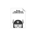 Picture of Superhero Listen I _GroupedProduct_Rectangle_Portrait_Mini_ _GroupedProduct_Rectangle_Portrait_Unframed_Print_Only_