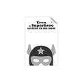 Picture of Superhero Listen I _GroupedProduct_Rectangle_Portrait_Mini_ _GroupedProduct_Rectangle_Portrait_Unframed_Print_Only_