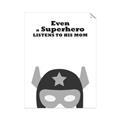 Picture of Superhero Listen I _GroupedProduct_Rectangle_Portrait_Mini_ _GroupedProduct_Rectangle_Portrait_Unframed_Print_Only_