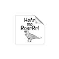 Picture of Hear me Roar Gray _GroupedProduct_Square_Mini_ _GroupedProduct_Square_Unframed_Print_Only_