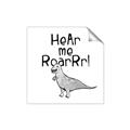 Picture of Hear me Roar Gray _GroupedProduct_Square_Mini_ _GroupedProduct_Square_Unframed_Print_Only_