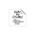 Picture of Hear me Chomp Gray _GroupedProduct_Square_Mini_ _GroupedProduct_Square_Unframed_Print_Only_