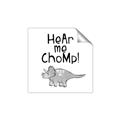 Picture of Hear me Chomp Gray _GroupedProduct_Square_Mini_ _GroupedProduct_Square_Unframed_Print_Only_