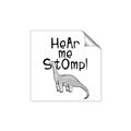 Picture of Hear me Stomp Gray _GroupedProduct_Square_Mini_ _GroupedProduct_Square_Unframed_Print_Only_