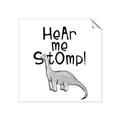 Picture of Hear me Stomp Gray _GroupedProduct_Square_Mini_ _GroupedProduct_Square_Unframed_Print_Only_