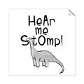 Picture of Hear me Stomp Gray _GroupedProduct_Square_Mini_ _GroupedProduct_Square_Unframed_Print_Only_