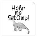 Picture of Hear me Stomp Gray _GroupedProduct_Square_Mini_ _GroupedProduct_Square_Unframed_Print_Only_