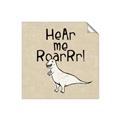 Picture of Hear me Roar Beige Bkg _GroupedProduct_Square_Mini_ _GroupedProduct_Square_Unframed_Print_Only_