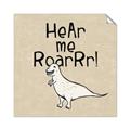 Picture of Hear me Roar Beige Bkg _GroupedProduct_Square_Mini_ _GroupedProduct_Square_Unframed_Print_Only_