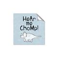 Picture of Hear me Chomp Blue Bkg _GroupedProduct_Square_Mini_ _GroupedProduct_Square_Unframed_Print_Only_