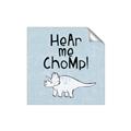 Picture of Hear me Chomp Blue Bkg _GroupedProduct_Square_Mini_ _GroupedProduct_Square_Unframed_Print_Only_