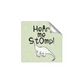 Picture of Hear me Stomp Green Bkg _GroupedProduct_Square_Mini_ _GroupedProduct_Square_Unframed_Print_Only_