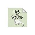 Picture of Hear me Stomp Green Bkg _GroupedProduct_Square_Mini_ _GroupedProduct_Square_Unframed_Print_Only_