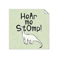 Picture of Hear me Stomp Green Bkg _GroupedProduct_Square_Mini_ _GroupedProduct_Square_Unframed_Print_Only_