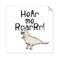 Picture of Hear me Roar Beige  _GroupedProduct_Square_Mini_ _GroupedProduct_Square_Unframed_Print_Only_