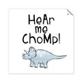 Picture of Hear me Chomp Blue _GroupedProduct_Square_Mini_ _GroupedProduct_Square_Unframed_Print_Only_