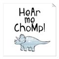 Picture of Hear me Chomp Blue _GroupedProduct_Square_Mini_ _GroupedProduct_Square_Unframed_Print_Only_