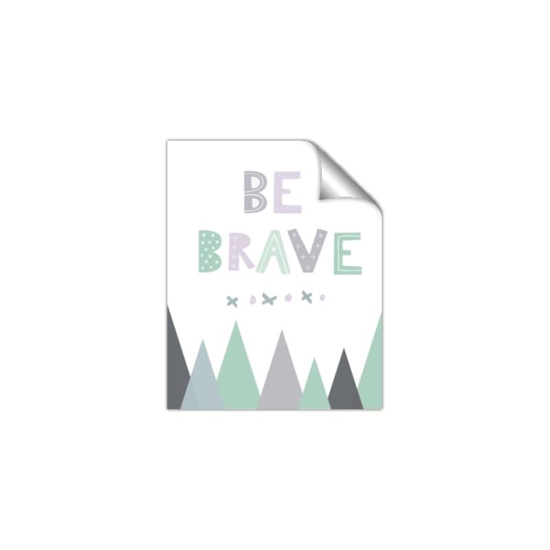 Picture of Be Brave I Pastel _GroupedProduct_Rectangle_Portrait_Mini_ _GroupedProduct_Rectangle_Portrait_Unframed_Print_Only_