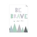 Picture of Be Brave I Pastel _GroupedProduct_Rectangle_Portrait_Mini_ _GroupedProduct_Rectangle_Portrait_Unframed_Print_Only_