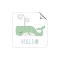 Picture of Whale Hello _GroupedProduct_Square_Mini_ _GroupedProduct_Square_Unframed_Print_Only_
