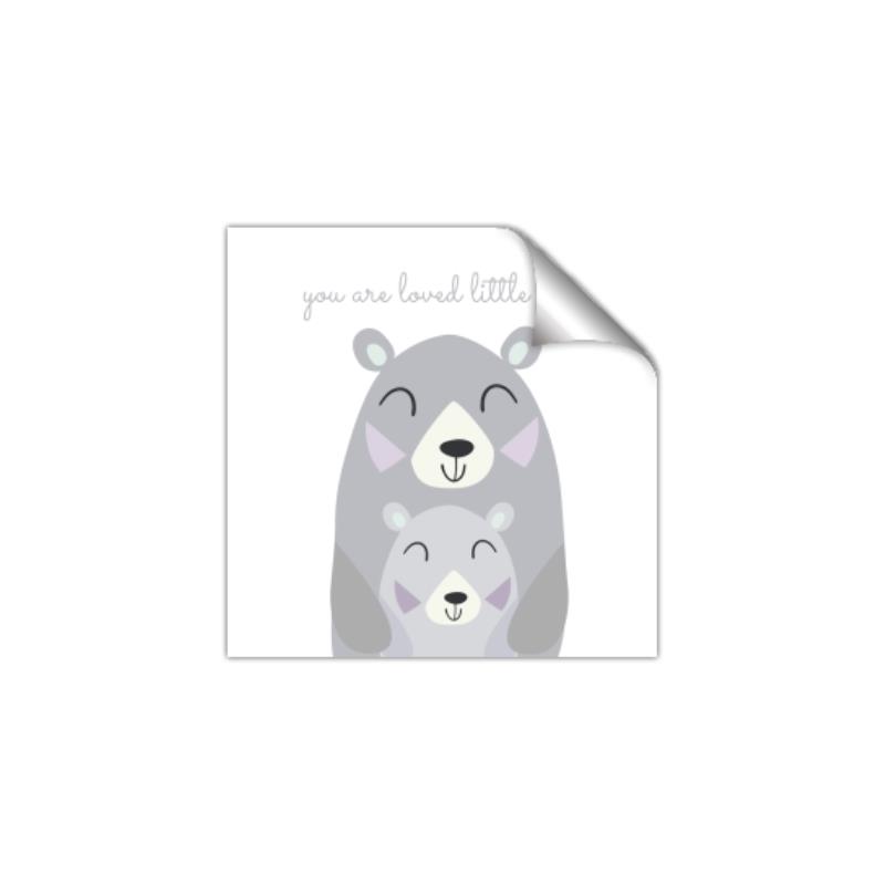 Picture of Loved Little Bear _GroupedProduct_Square_Mini_ _GroupedProduct_Square_Unframed_Print_Only_