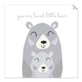 Picture of Loved Little Bear _GroupedProduct_Square_Mini_ _GroupedProduct_Square_Unframed_Print_Only_