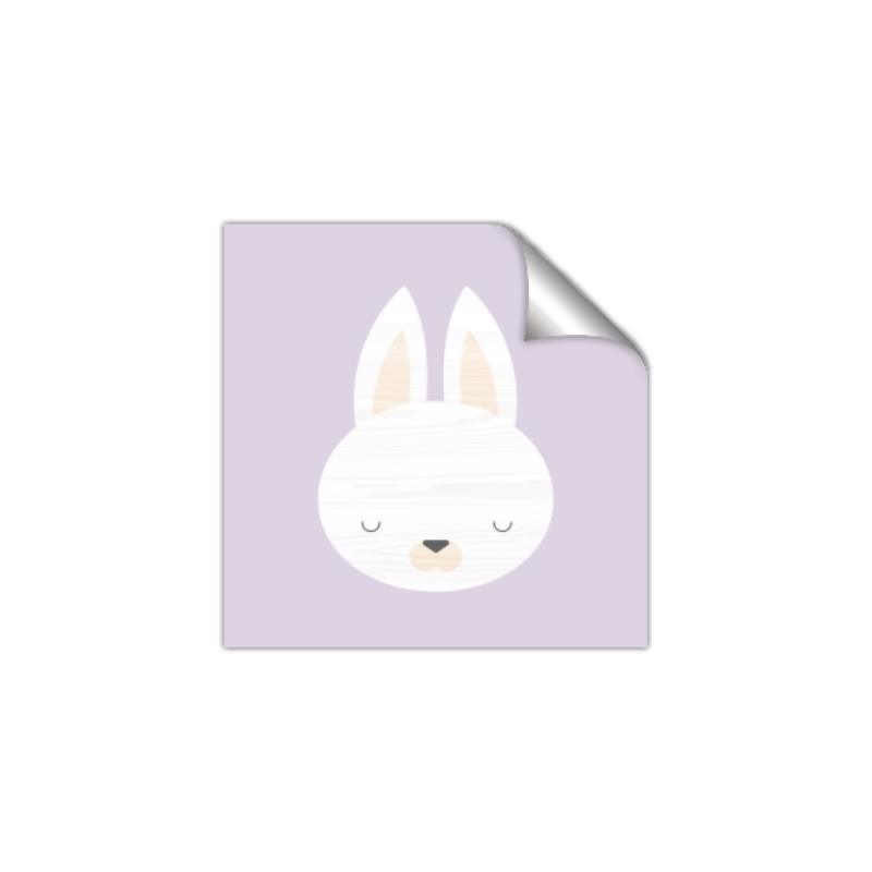 Picture of Purple Bunny _GroupedProduct_Square_Mini_ _GroupedProduct_Square_Unframed_Print_Only_