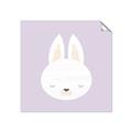 Picture of Purple Bunny _GroupedProduct_Square_Mini_ _GroupedProduct_Square_Unframed_Print_Only_
