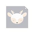 Picture of Gray Deer _GroupedProduct_Square_Mini_ _GroupedProduct_Square_Unframed_Print_Only_