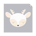Picture of Gray Deer _GroupedProduct_Square_Mini_ _GroupedProduct_Square_Unframed_Print_Only_