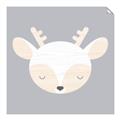 Picture of Gray Deer _GroupedProduct_Square_Mini_ _GroupedProduct_Square_Unframed_Print_Only_