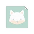 Picture of Green Fox _GroupedProduct_Square_Mini_ _GroupedProduct_Square_Unframed_Print_Only_