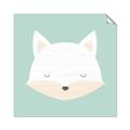 Picture of Green Fox _GroupedProduct_Square_Mini_ _GroupedProduct_Square_Unframed_Print_Only_