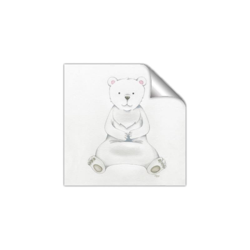 Picture of Nursery Polar Bear _GroupedProduct_Square_Mini_ _GroupedProduct_Square_Unframed_Print_Only_