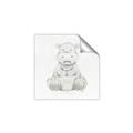 Picture of Nursery Hippo _GroupedProduct_Square_Mini_ _GroupedProduct_Square_Unframed_Print_Only_