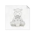 Picture of Nursery Hippo _GroupedProduct_Square_Mini_ _GroupedProduct_Square_Unframed_Print_Only_
