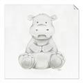 Picture of Nursery Hippo _GroupedProduct_Square_Mini_ _GroupedProduct_Square_Unframed_Print_Only_