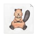 Picture of Nursery Beaver _GroupedProduct_Square_Mini_ _GroupedProduct_Square_Unframed_Print_Only_