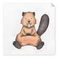 Picture of Nursery Beaver _GroupedProduct_Square_Mini_ _GroupedProduct_Square_Unframed_Print_Only_