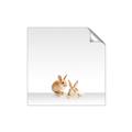 Picture of Together Bunnies _GroupedProduct_Square_Mini_ _GroupedProduct_Square_Unframed_Print_Only_