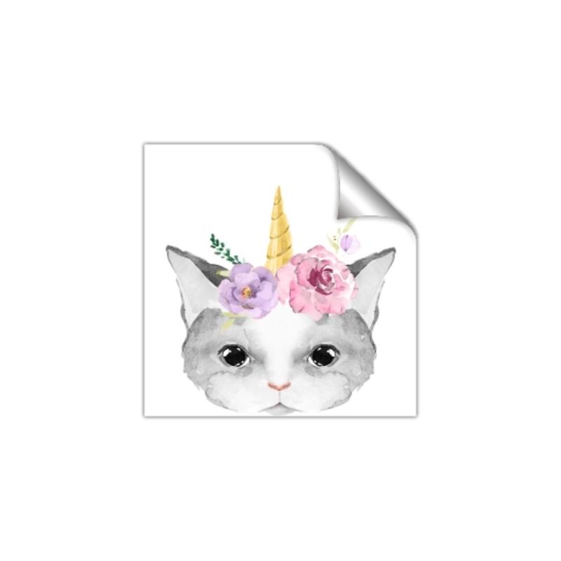 Picture of Caticorn _GroupedProduct_Square_Mini_ _GroupedProduct_Square_Unframed_Print_Only_