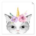 Picture of Caticorn _GroupedProduct_Square_Mini_ _GroupedProduct_Square_Unframed_Print_Only_