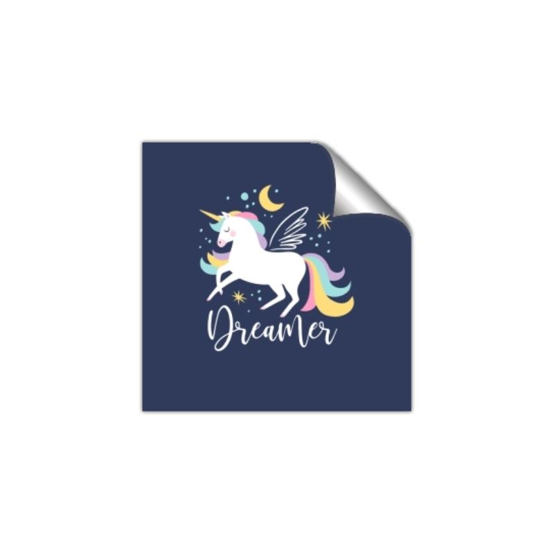 Picture of Dreamer Unicorn _GroupedProduct_Square_Mini_ _GroupedProduct_Square_Unframed_Print_Only_